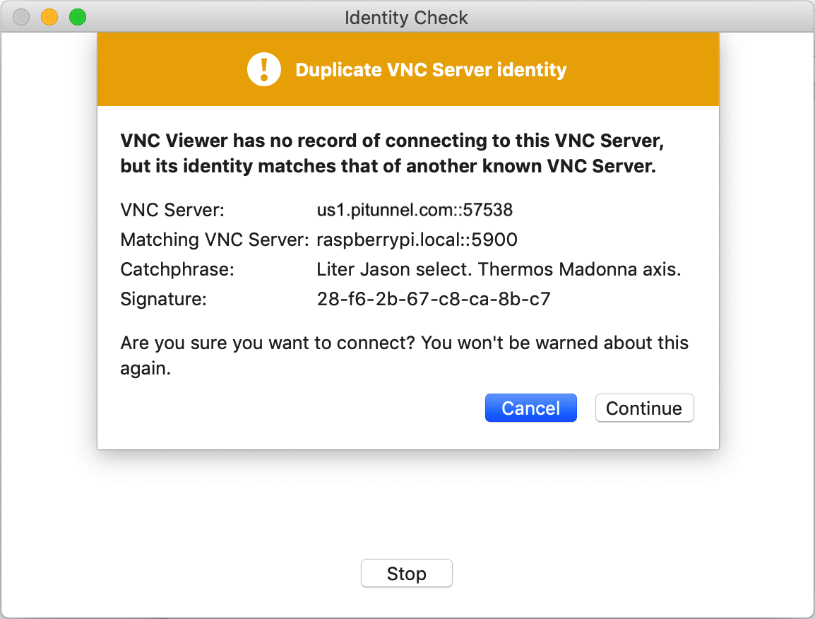 tunnel pi vnc through ssh